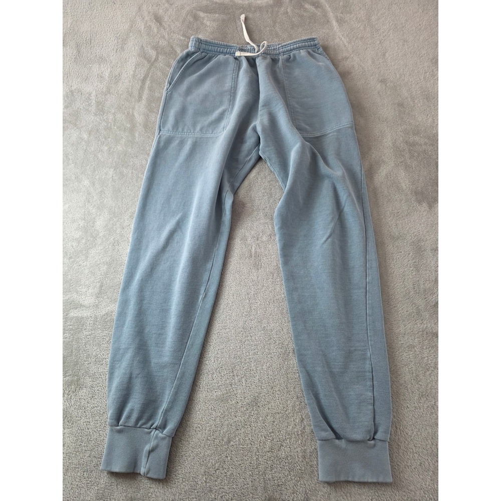 American Apparel Sweatpants Mens Medium Blue French Terry Joggers
